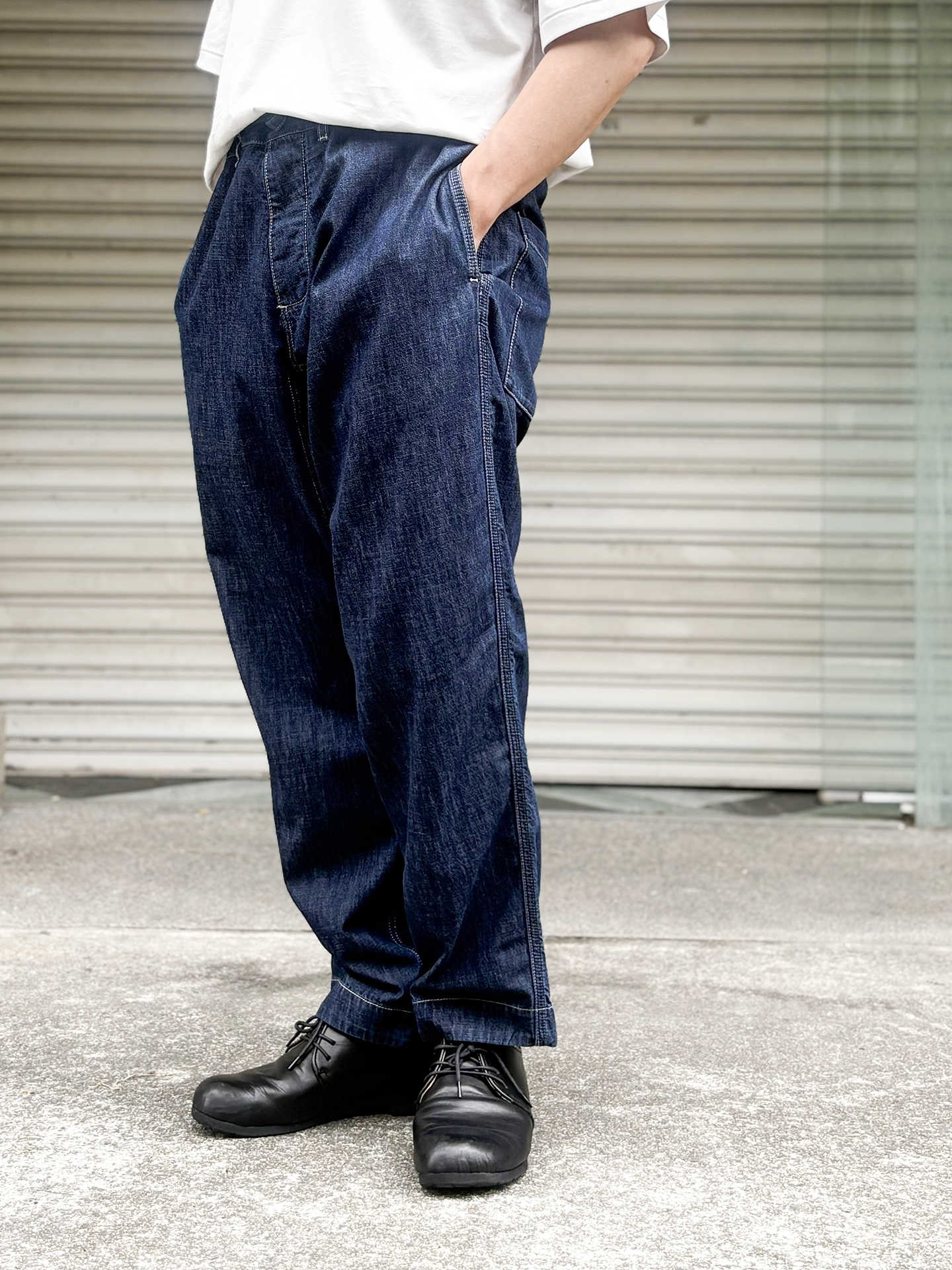 Casey Casey Tie Me Up Pant L Indigo