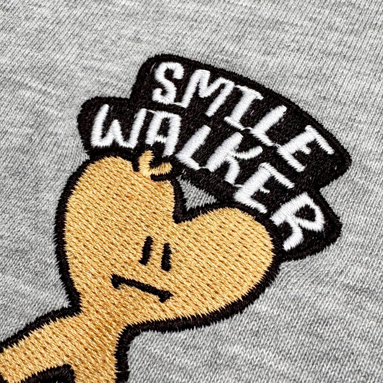 愛心人走路刺繡短T 81143