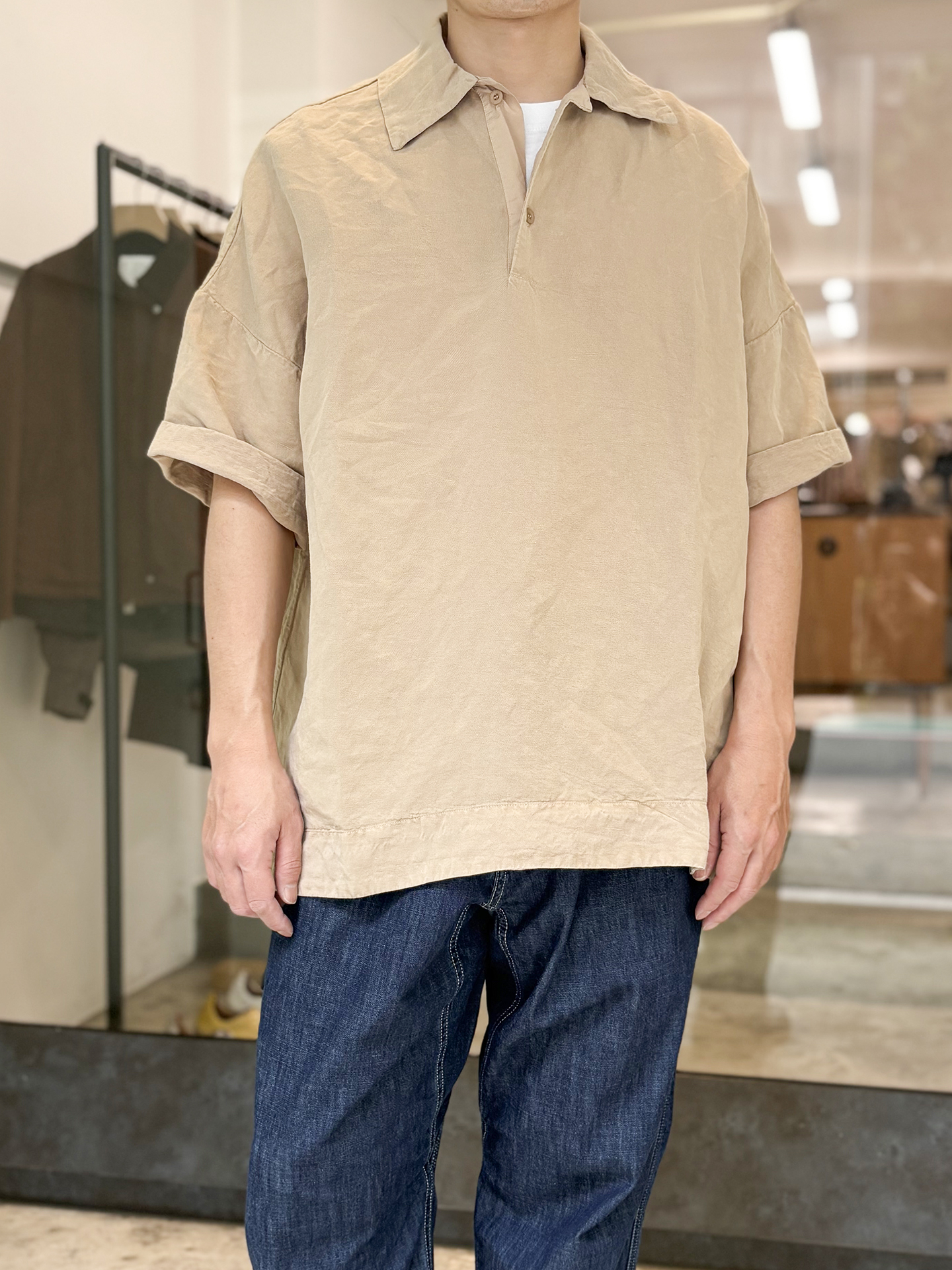 【CASEY CASEY】Big Polo Shirt Casey Casey Equerre Polo
