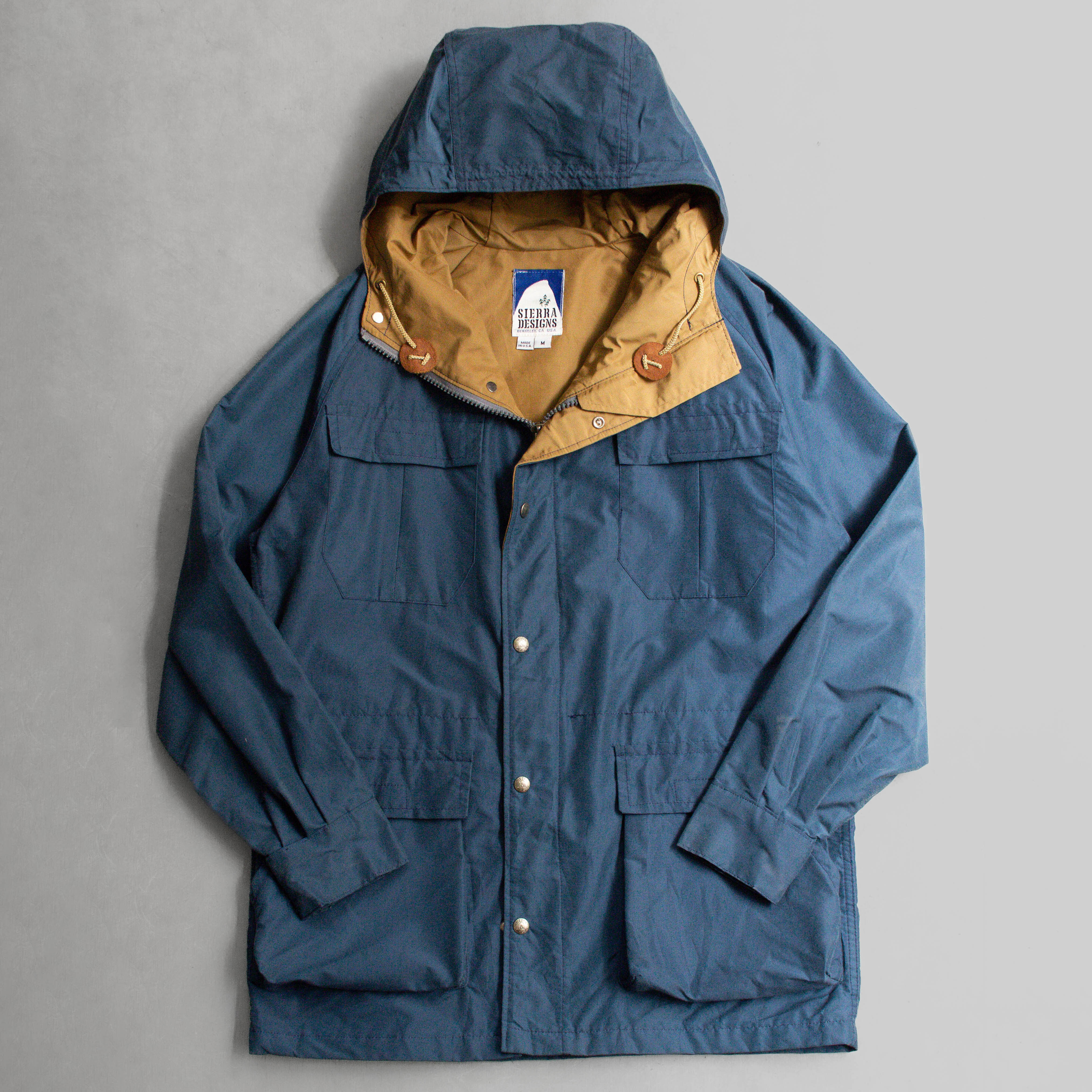 SIERRA DESIGN 60/40 MOUNTAIN PARKA 美國製 灰藍 登山 短大衣 外套