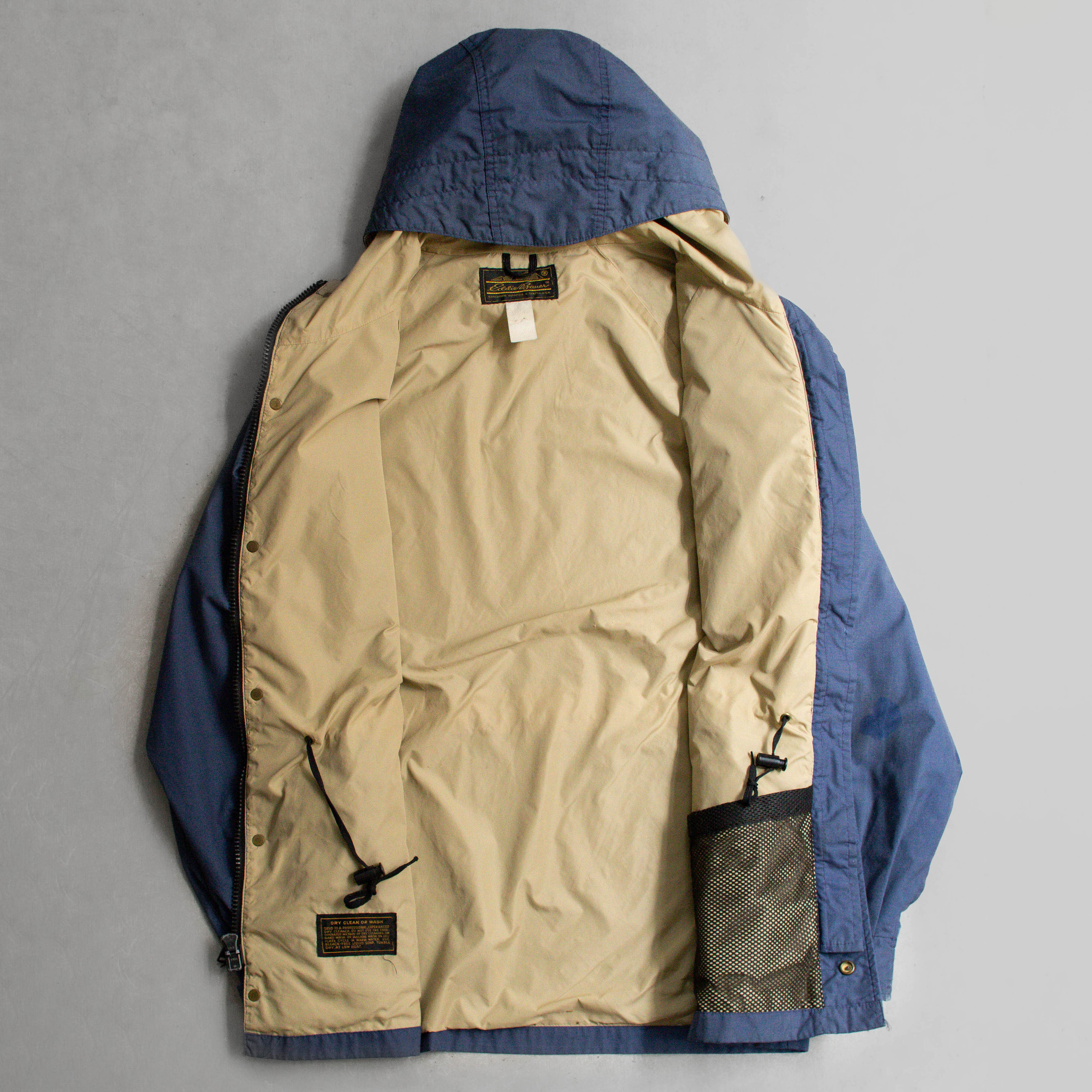 EDDIE BAUER MOUNTAIN PARKA 美國 深藍 登山 短大衣 外套