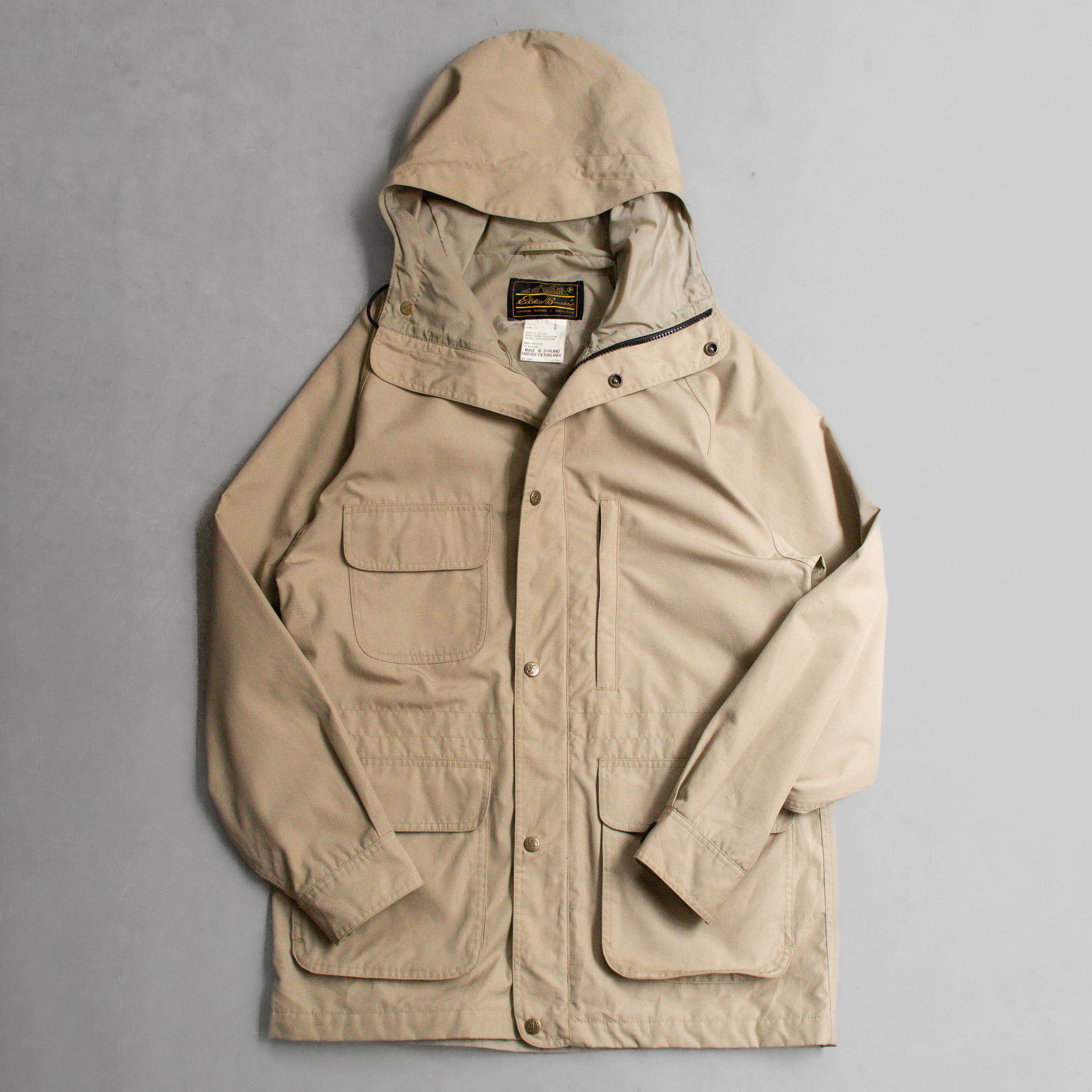 EDDIE BAUER MOUNTAIN PARKA 美國 卡其 登山 短大衣 外套