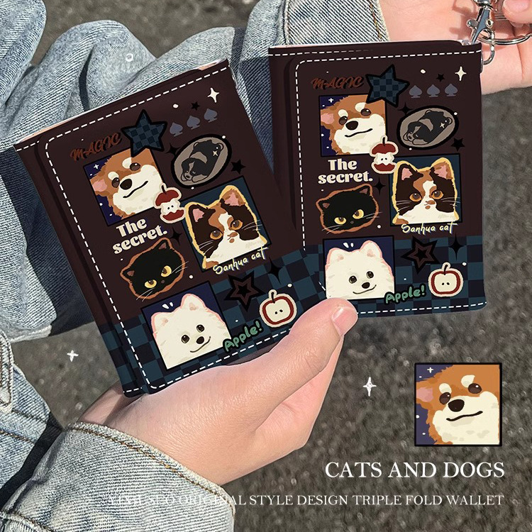 Dog & Cat Multi-Card Wallet
