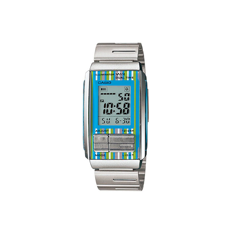 已停產 - Casio 2004年 LA-201W-2C 女裝 方形復古跳字錶  絕版