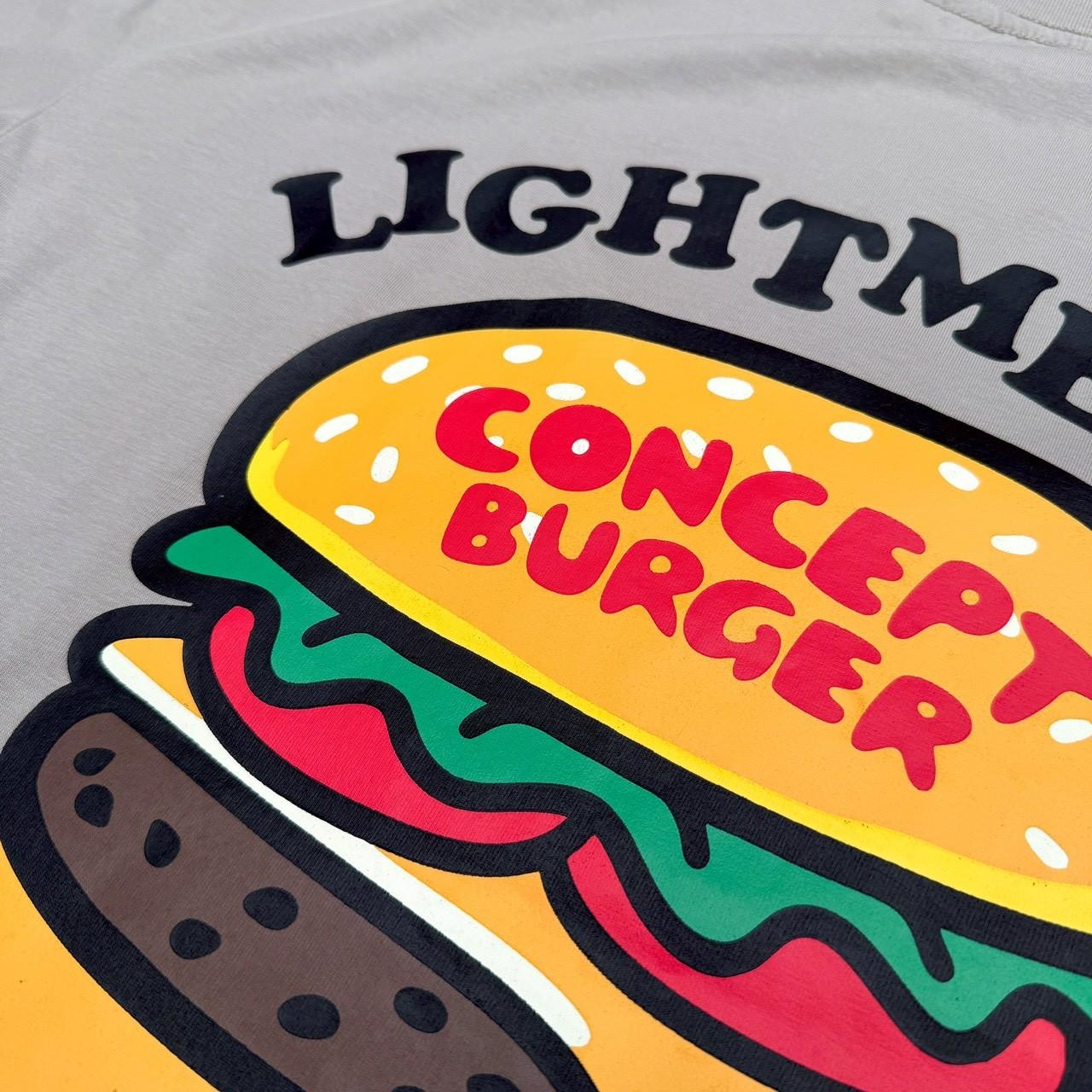 LIGHTMEALS漢堡印花短T 18952