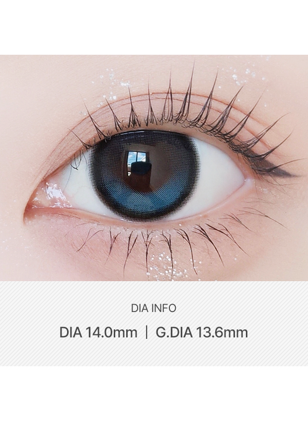 [月拋]LensVery Zero Turn Noowner 1 Month Clear Blue 彩妝隱形眼鏡｜2片盒