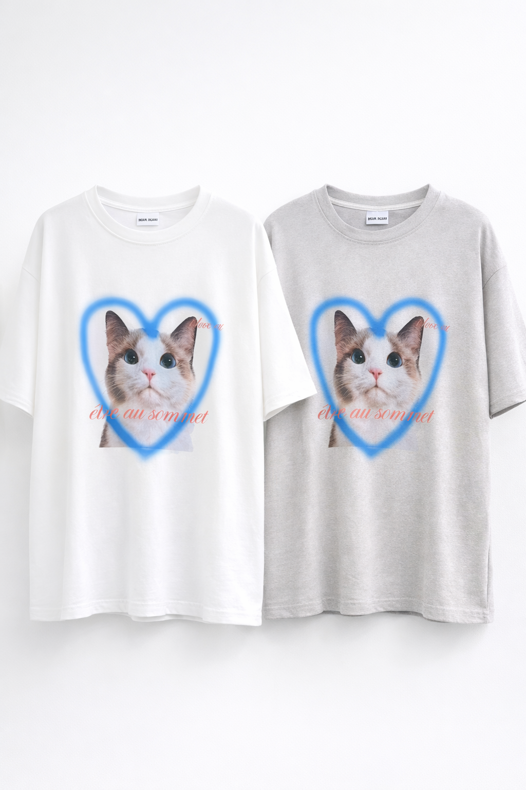 NEW噴漆愛心布偶貓咪大T