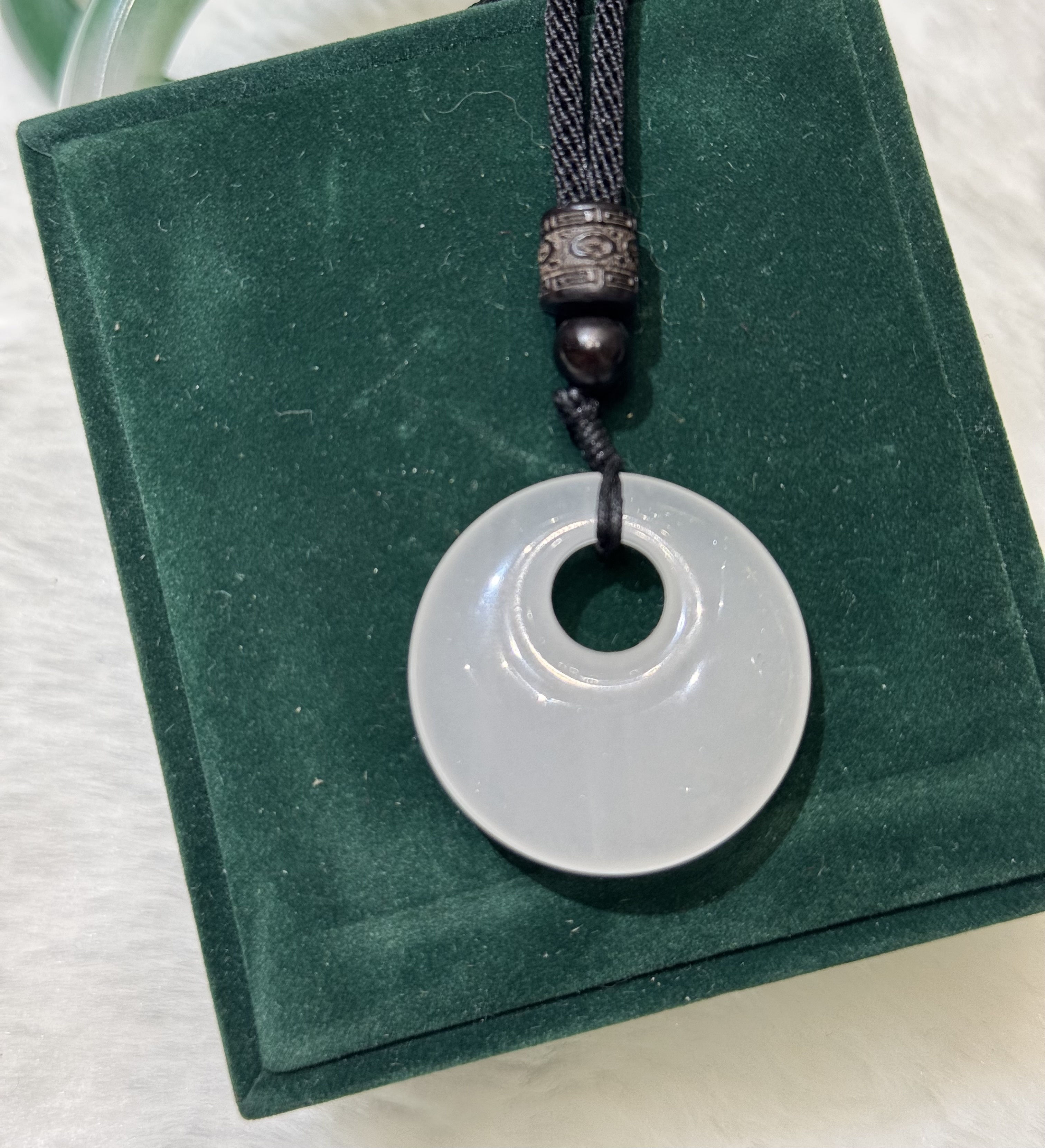 （6718）獨龍玉貢玉高冰月亮環