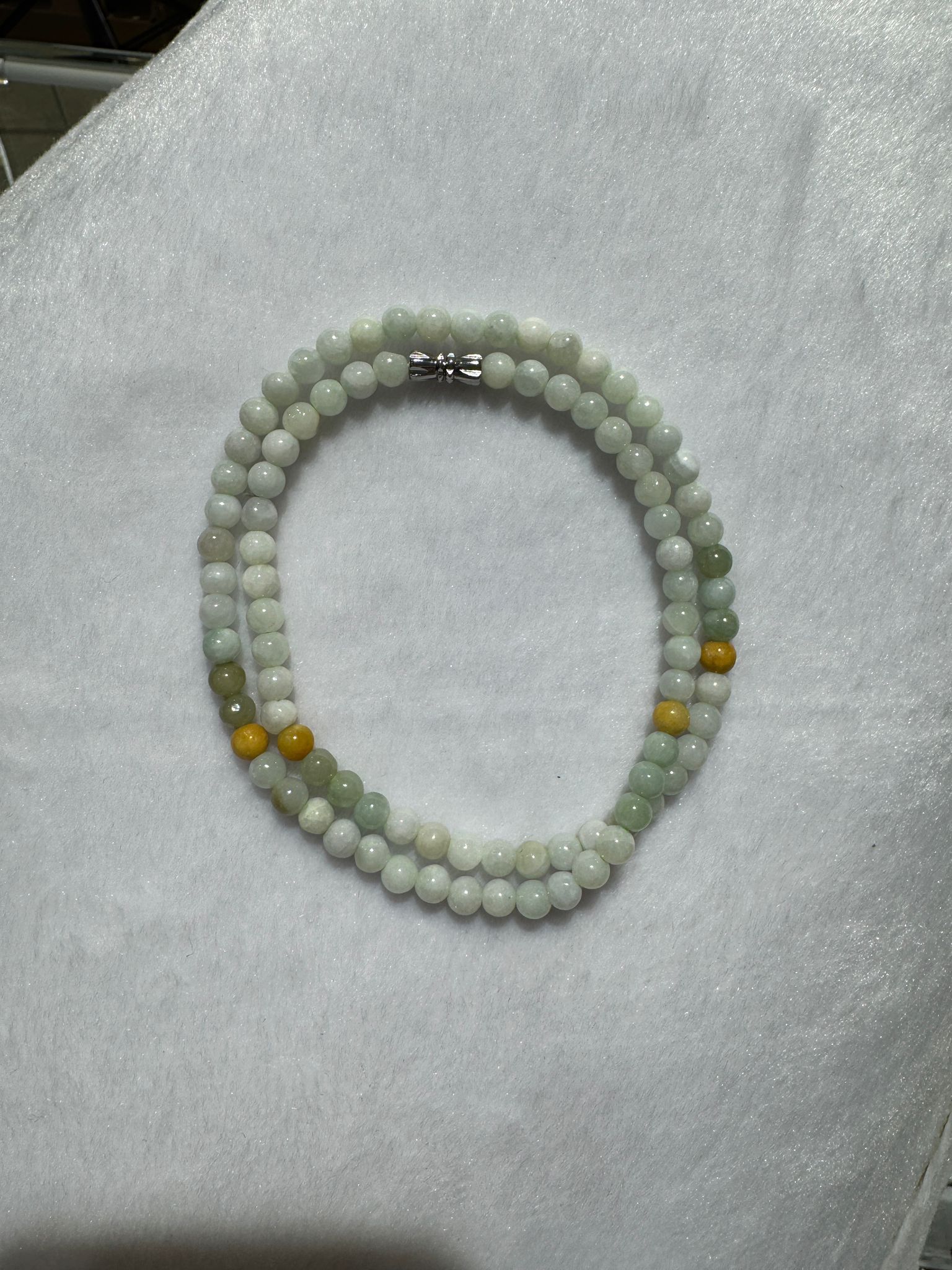 （6719）小珠翡翠項鏈4MM