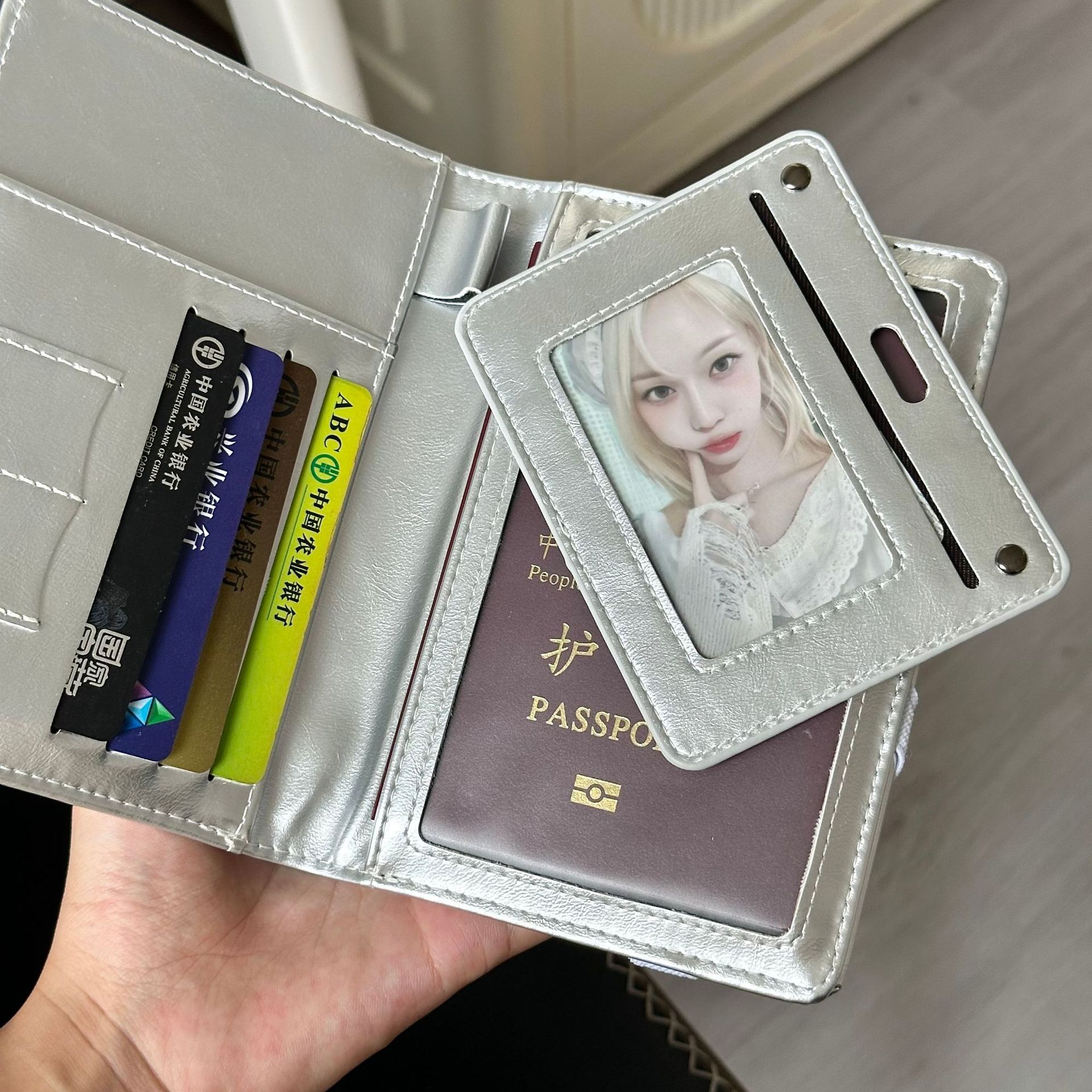 Korean Style Multi-Functional Passport Holder