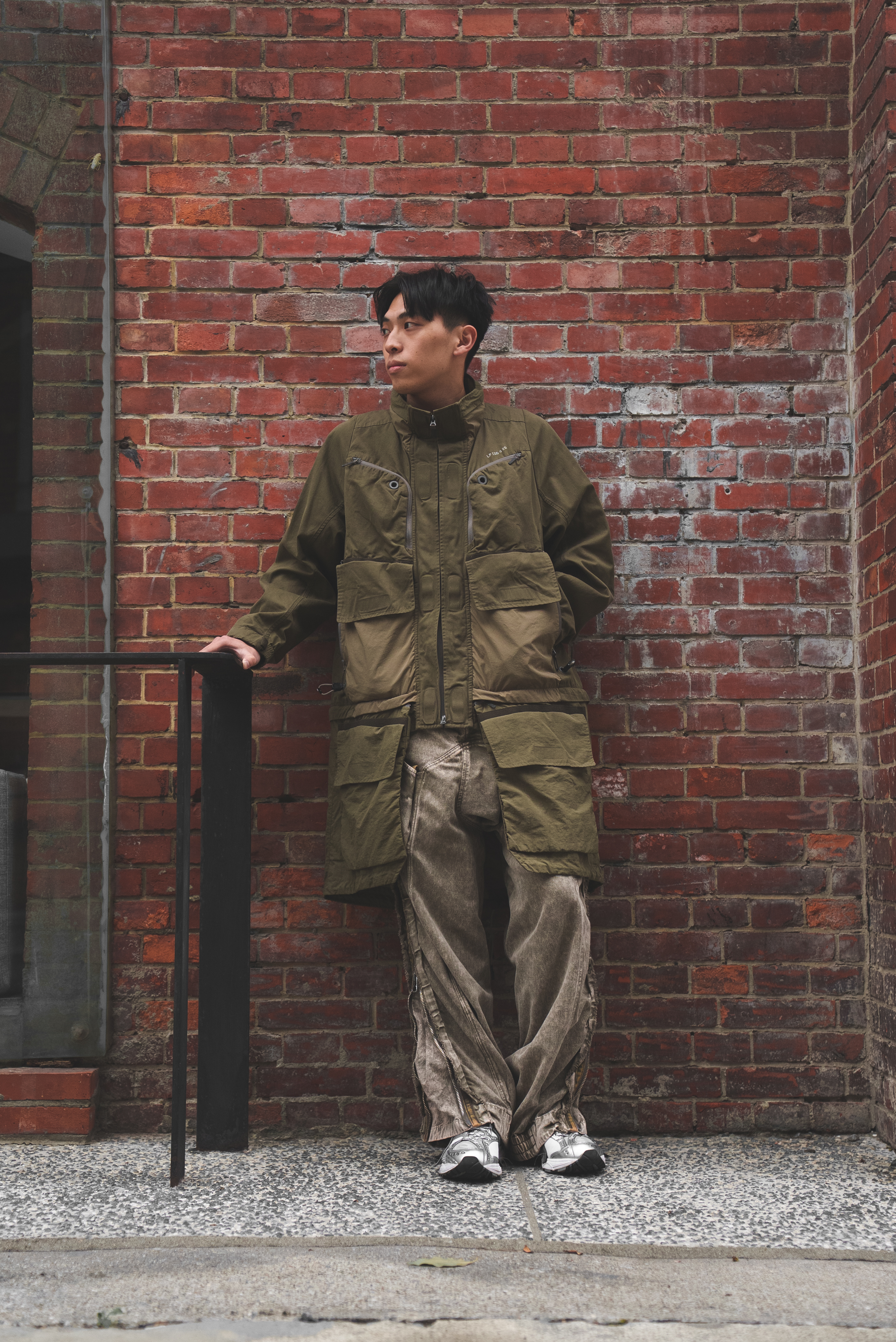 【Focus Store】現貨 Hamcus FW25 DUSZEN EX-6 / Wayfarer‘s Heavy-Wash Tassel-Striped Jeans 重度水洗流蘇條紋牛仔褲 TM00725-1(QS)