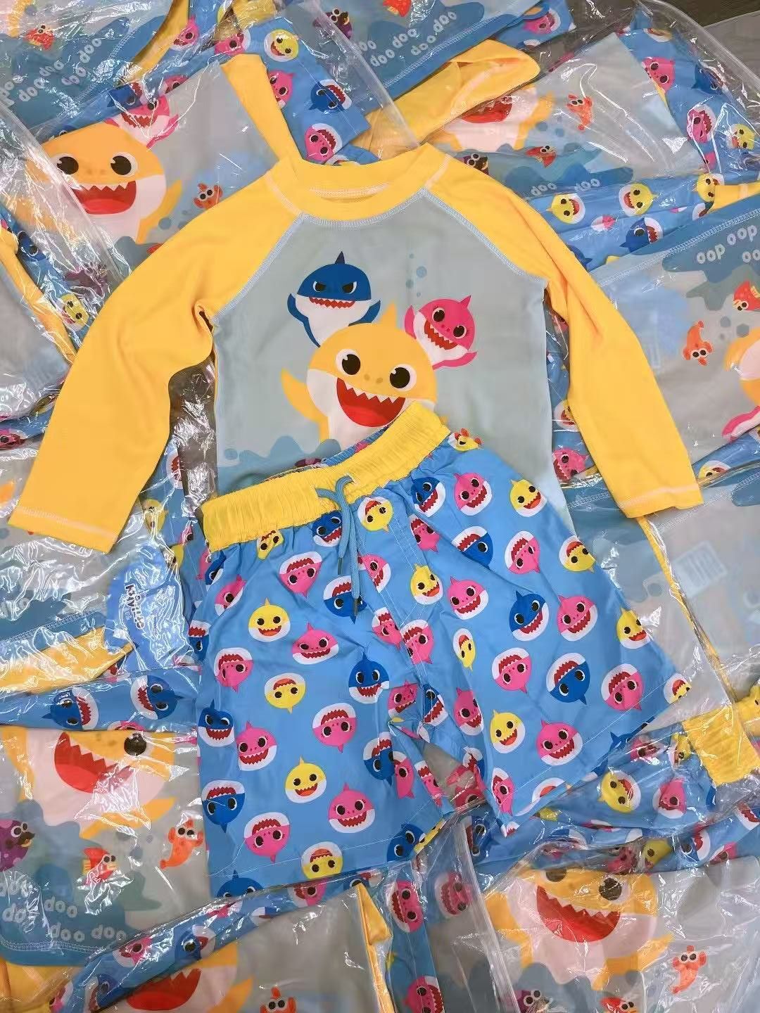 日單 男寶卡通泳衣系列復團