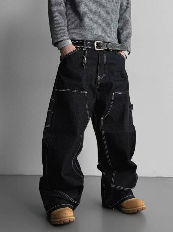 《K》挺版畫家丹寧牛仔褲