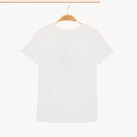 1FF0101-455 [CHLOE] Kids' Logo T-Shirt Off White (SS26) #CH26SB20855117 (C-EU-E)