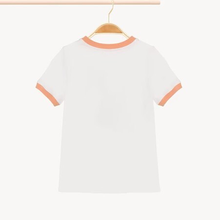 1FF0101-461 [CHLOE] Kids' Crew-Neck T-Shirt Off White (SS26) #CH26SB20860117 (C-EU-E)