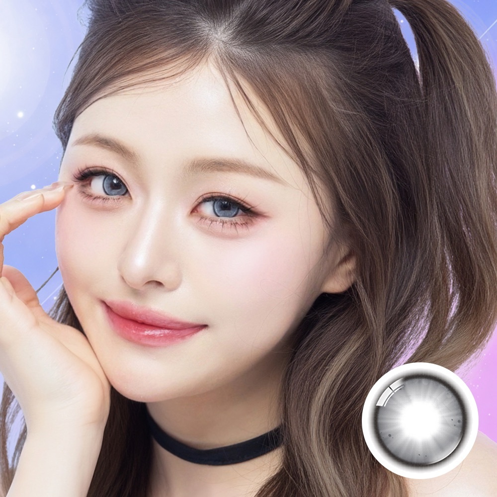 [13.0mm] Lenbling Small Daylight 1 Month Gray｜月拋彩妝隱形眼鏡｜每盒2片