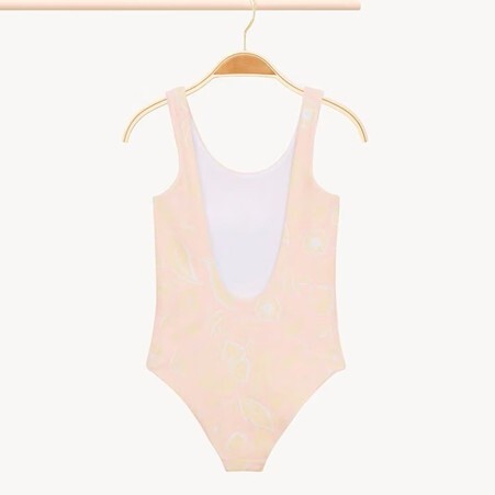 1FF0101-463 [CHLOE] Kids' One-Piece Swimsuit Pink Yellow (SS26) #CH26SB20863S05 (C-EU-E)