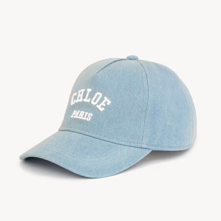 1FF0101-467 [CHLOE] Kids' Cap Denim Blue (SS26) #CH26SB20869Z10 (P-EU-E)