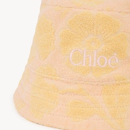 1FF0101-468 [CHLOE] Kids' Bucket Hat Pink Yellow (SS26) #CH26SB20870S05 (P-EU-E)