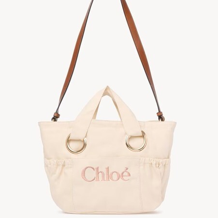 1FF0101-470 [CHLOE] Kids' Tote Bag Beige Ivory (SS26) #CH26SB20872148 (B-EU-E)