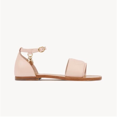 1FF0101-475 [CHLOE] Kids' Sandals Pastel Pink (SS26) #CH26SB2087846J (S-EU-E)