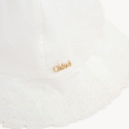 1FF0101-479 [CHLOE] Baby Hat Off White (SS26) #CH26SB20916117 (P-EU-E)