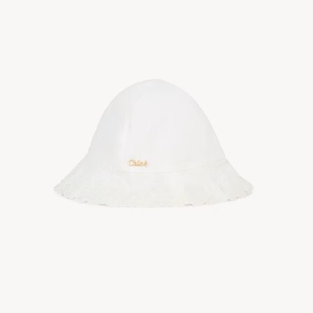 1FF0101-479 [CHLOE] Baby Hat Off White (SS26) #CH26SB20916117 (P-EU-E)