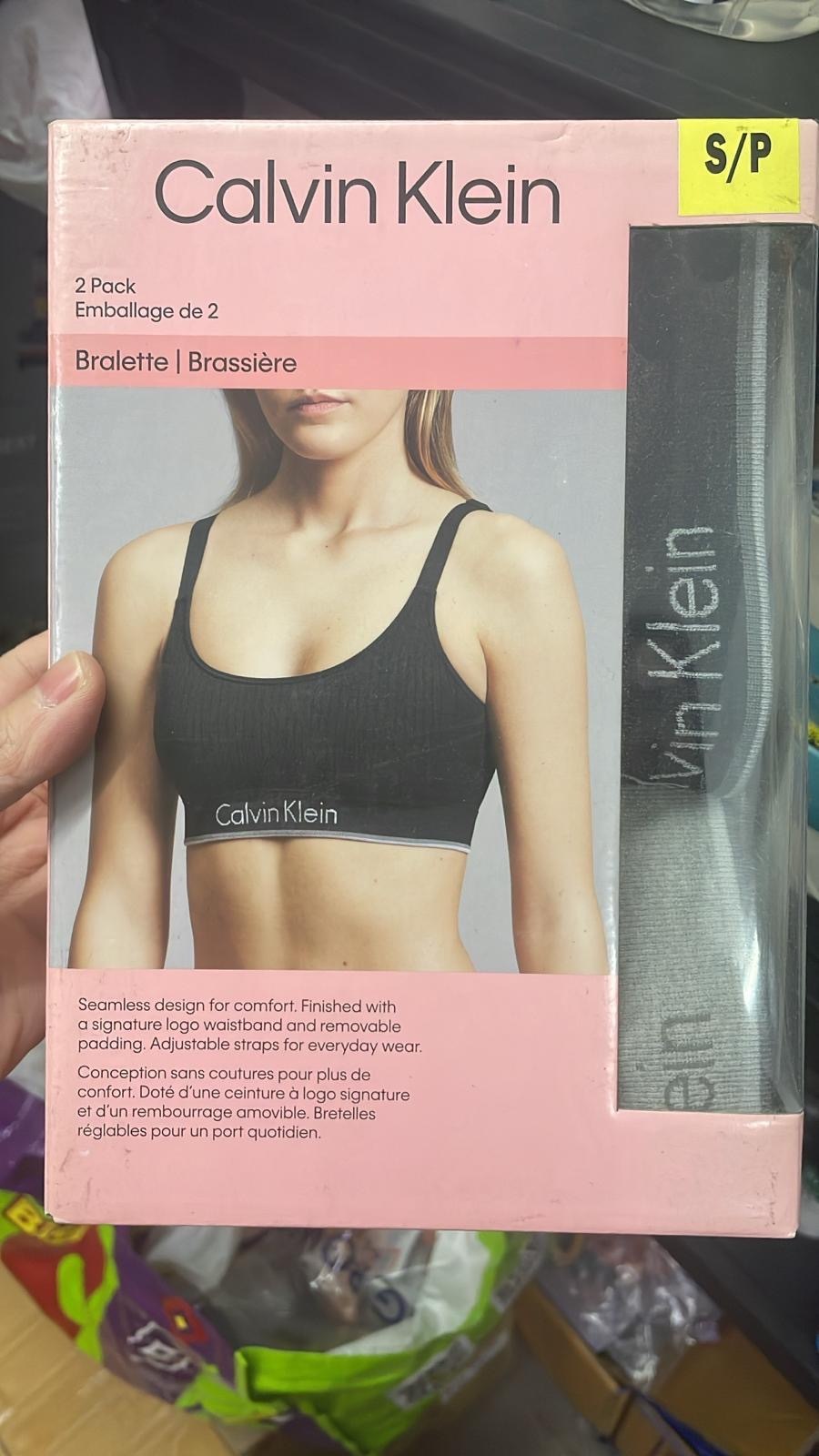 現貨 Calvin Klein女裝條紋內衣背心（Size S)（粉紅色盒）（#920上）