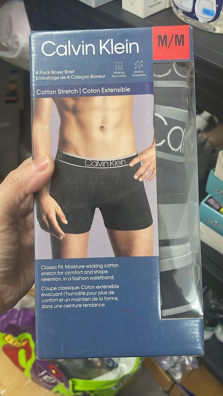 現貨 Calvin Klein男裝boxer（Size M)（藍色盒）