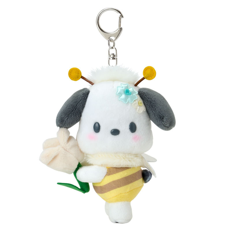 POCHACCO 毛公仔鑰匙扣 (春日蜜蜂造型系列)