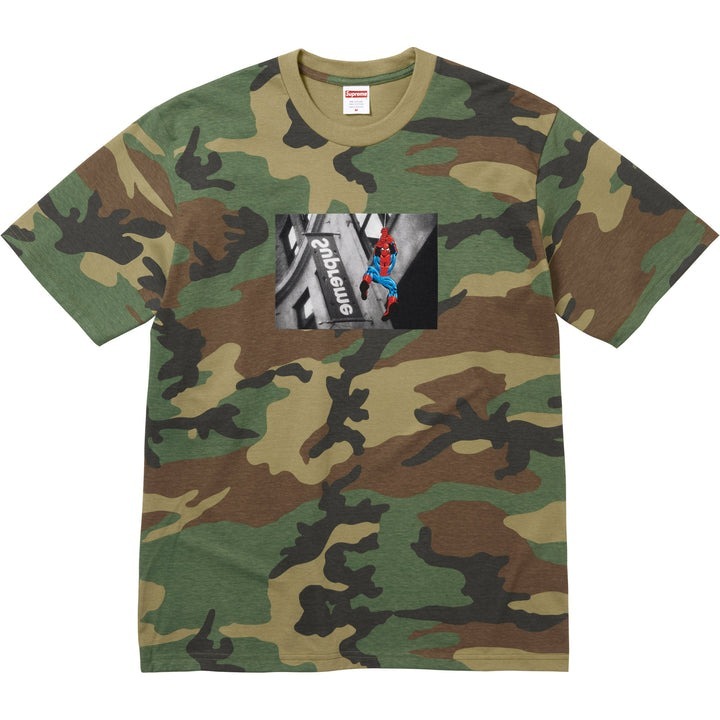 Supreme® SS26 Spider-Man Tee Woodland Camo