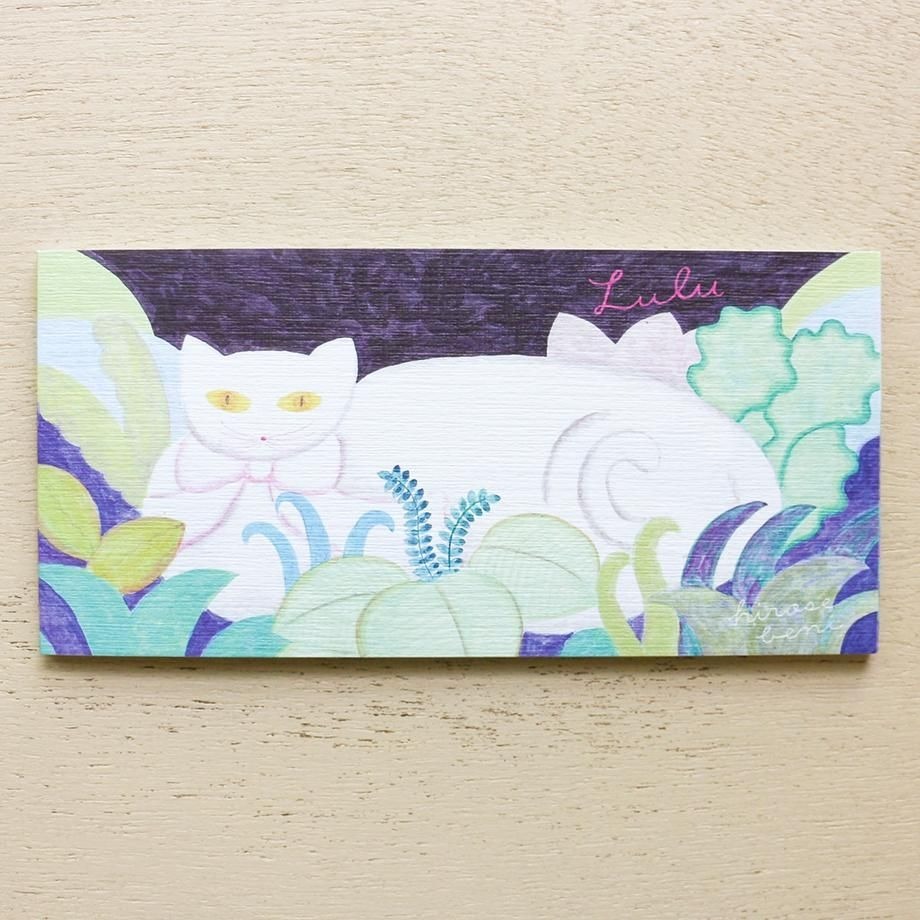 Hirose Beni _ lulu貓 20枚和紙一筆箋｜日本表現社 x 大森木綿子