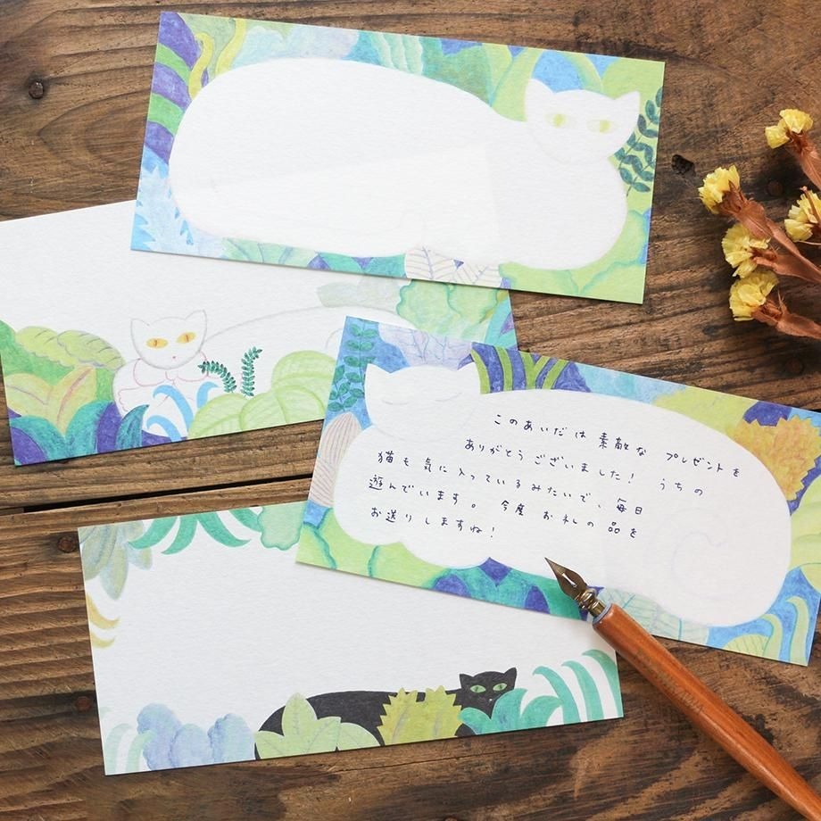 Hirose Beni _ lulu貓 20枚和紙一筆箋｜日本表現社 x 大森木綿子