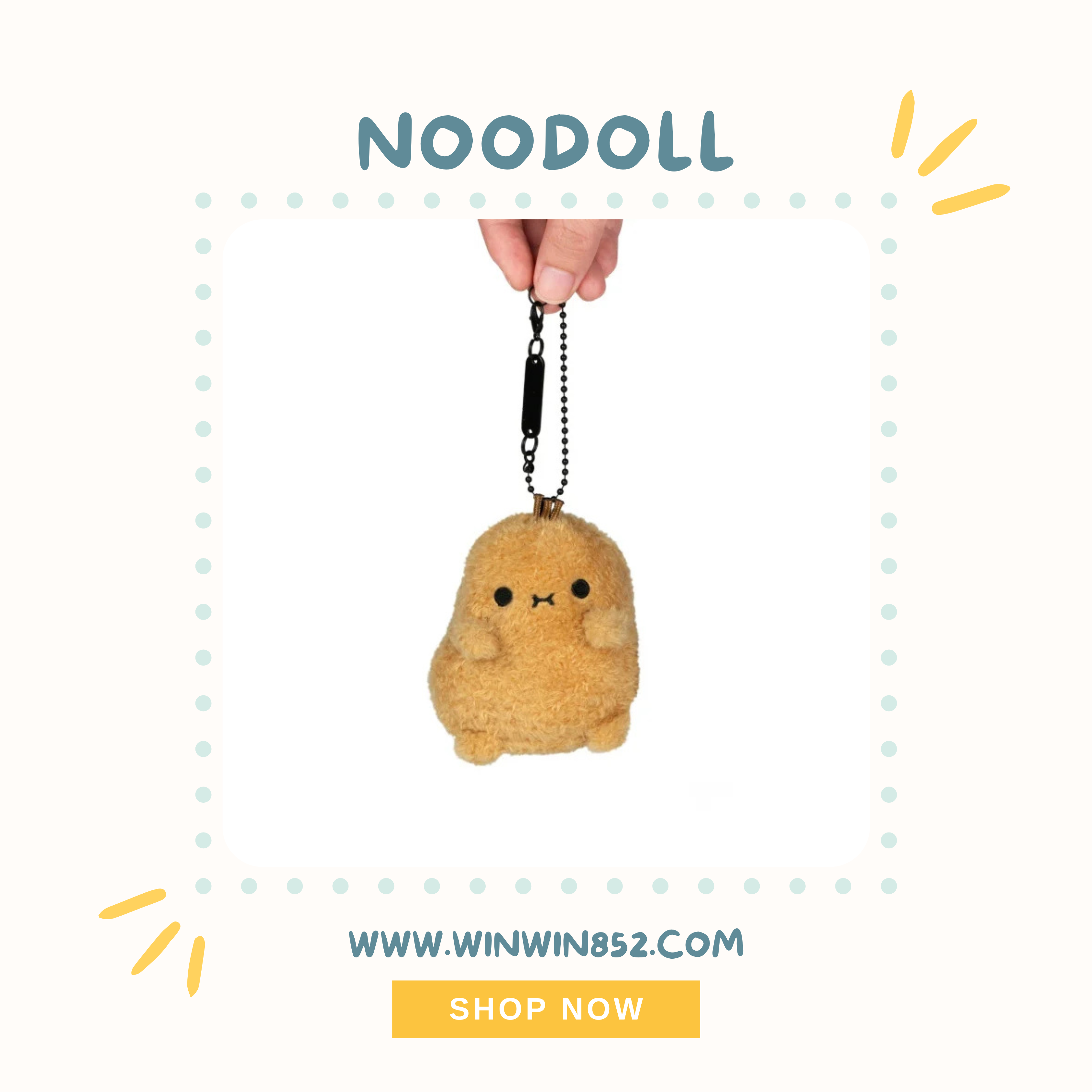 Noodoll Ricespud Keyring