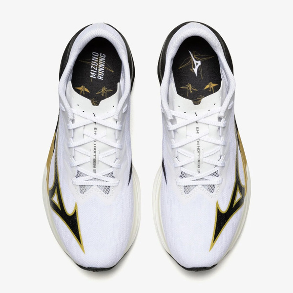 Mizuno 美津濃 Rebbellion Flash J1GC262101 男 慢跑鞋 跑鞋 路跑 白 黑金