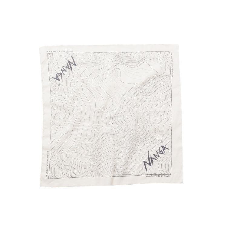NANGA PARBAT CONTOUR MAP BANDANNA