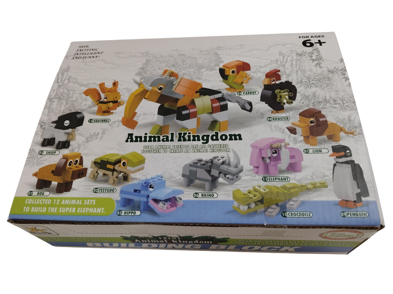 高雄分會│12合1迷你動物積木套組