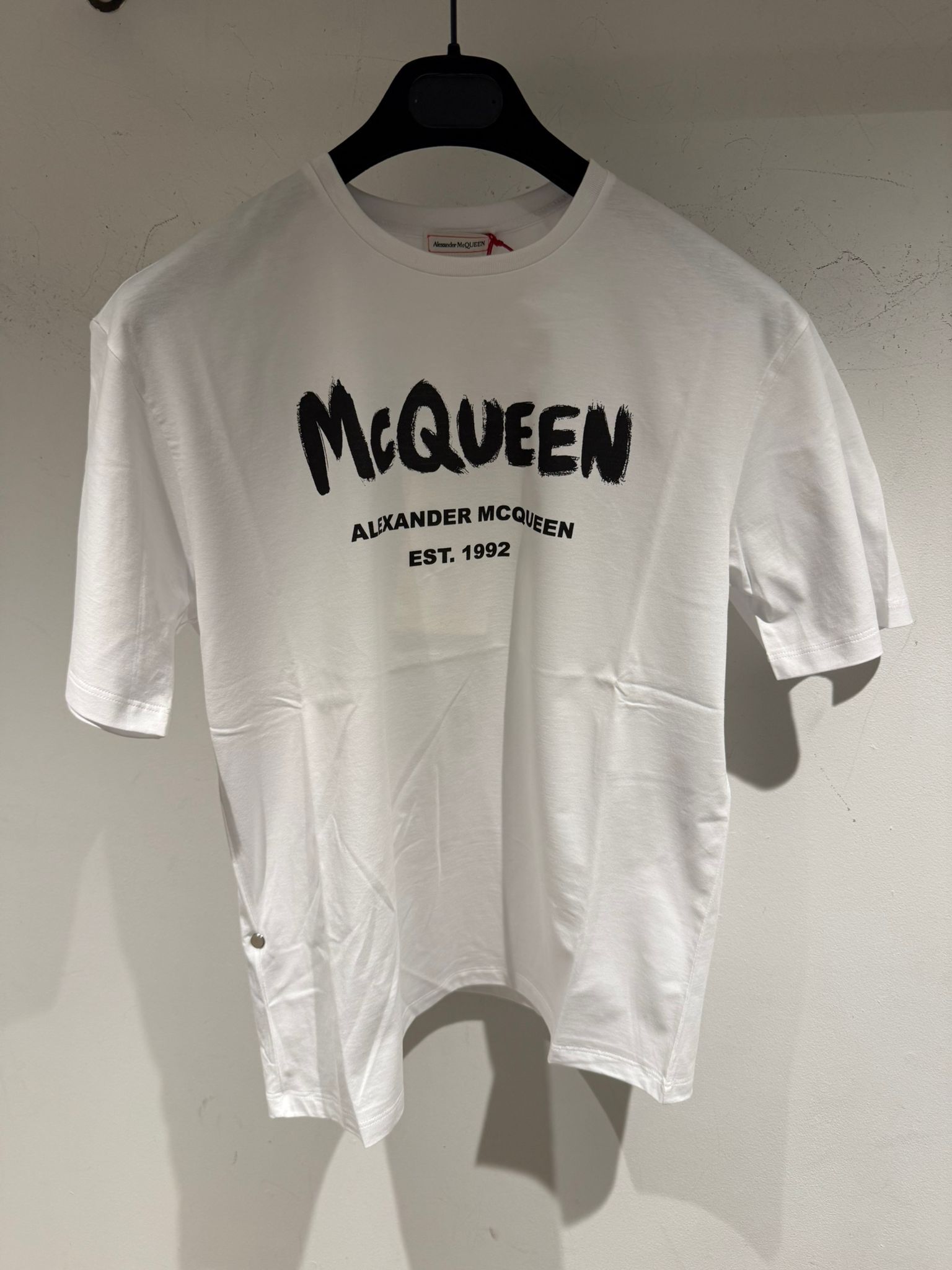LYS02212 Alexander McQueen 女士字母印花Tee