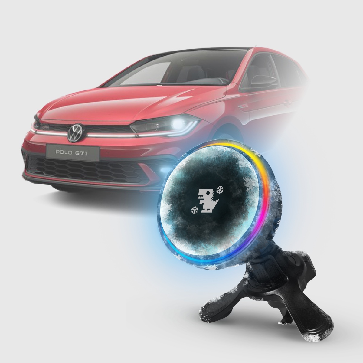 Volkswagen Polo 系列｜XILLA黑鏡冰核智充手機架