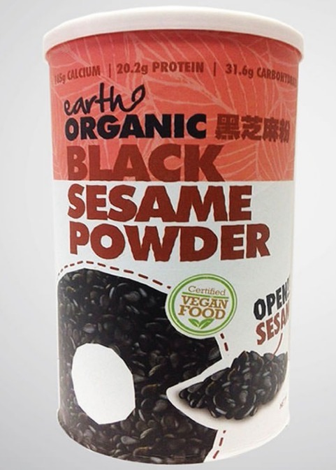 E5: Earth Organic -有機黑芝麻粉 (全素) (500克裝)