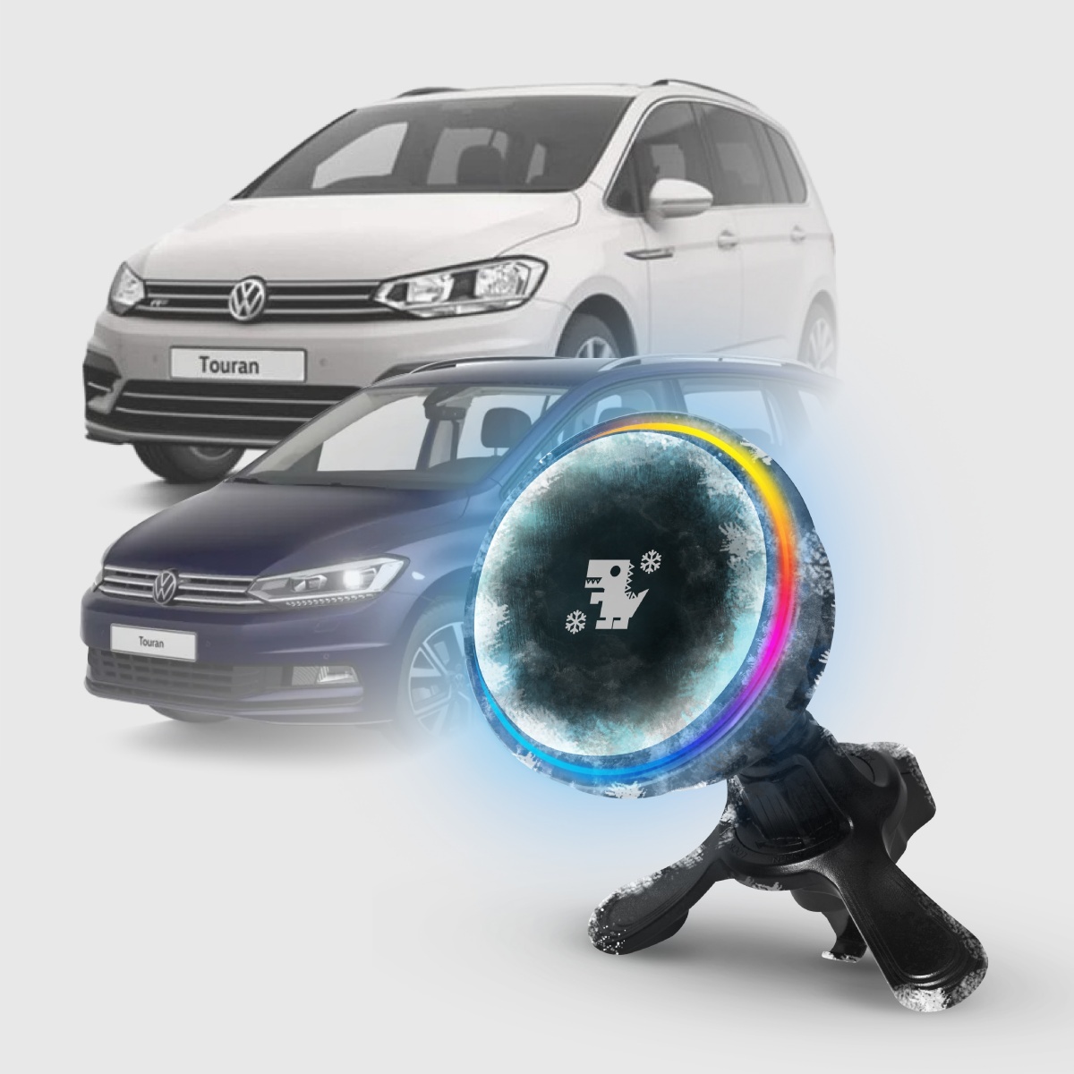 Volkswagen Touran系列｜XILLA黑鏡冰核智充手機架