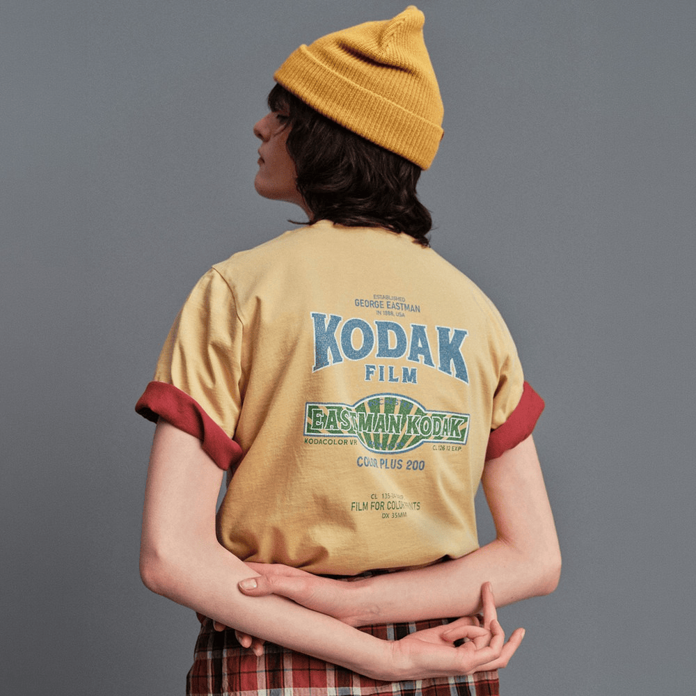 Kodak｜超軟超薄Snow Washing Graphic T-Shirt Women [4 colors]