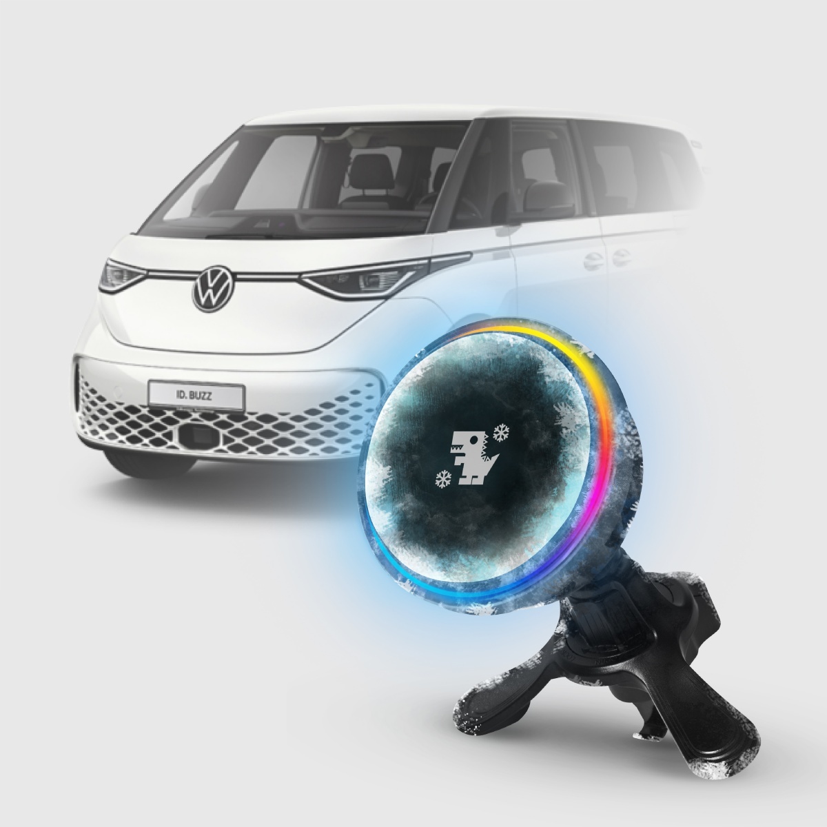 Volkswagen ID.Buzz 系列｜XILLA黑鏡冰核智充手機架