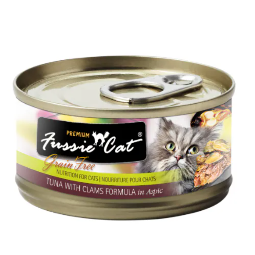 高竇貓 貓罐頭 黑鑽系列 - 吞拿魚加BB蜆 (Tuna With Clam) 80G