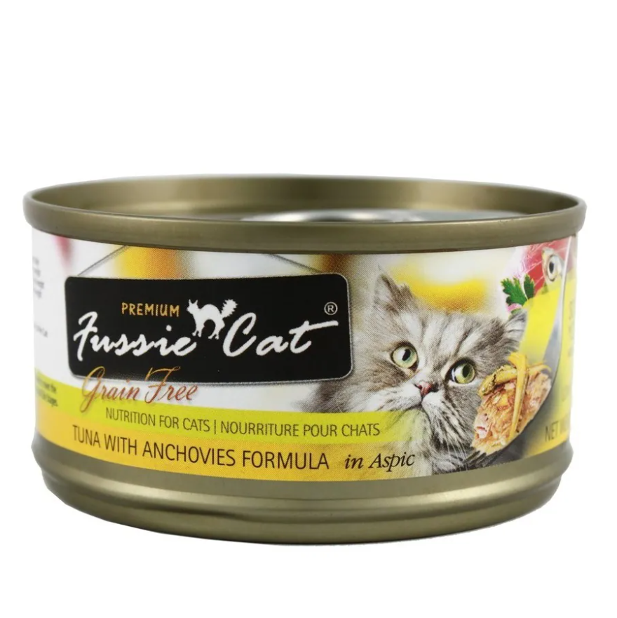 高竇貓 貓罐頭 黑鑽系列 - 吞拿魚加鯷魚 (Tuna With Anchovies) 80G