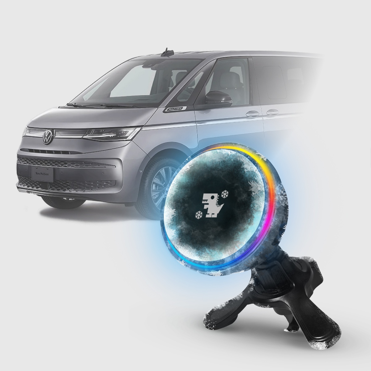 Volkswagen Multivan 系列｜XILLA黑鏡冰核智充手機架