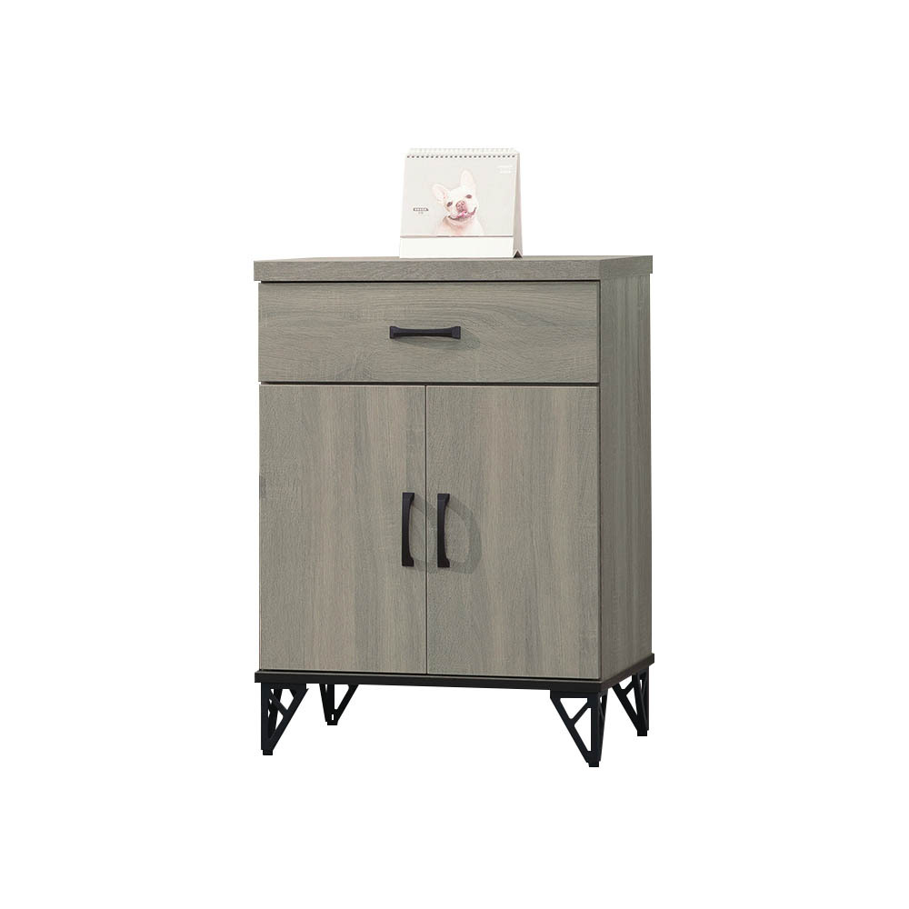 柏蒂家居-卡特森2尺二門一抽小展示櫃/收納置物矮櫃