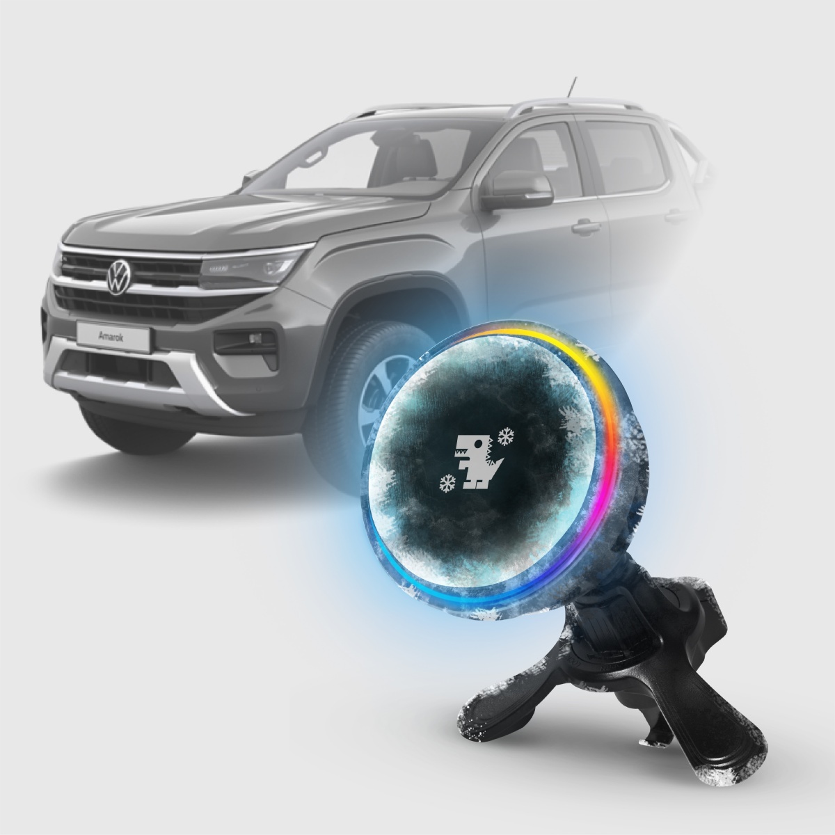 Volkswagen Amarok 系列｜XILLA黑鏡冰核智充手機架