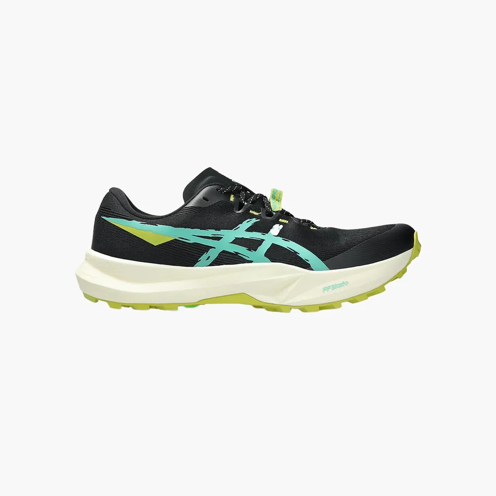 [ASICS] 男款 FUJI-LITE 6 越野跑鞋 Black/Aurora Green (1011C086-001)