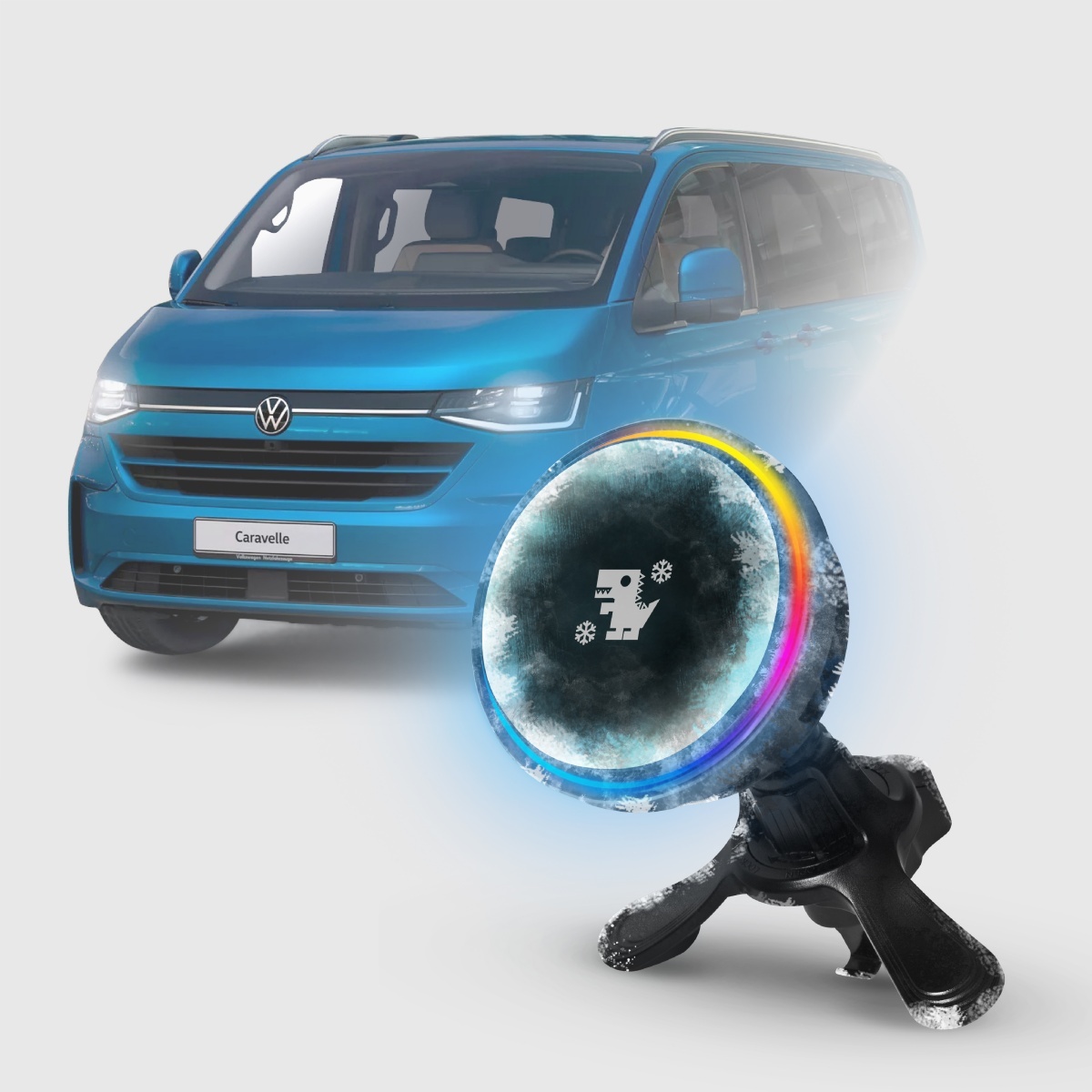 Volkswagen Caravelle 系列｜XILLA黑鏡冰核智充手機架